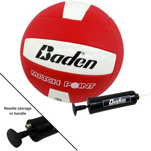 Baden Şampiyonlar Voleybol/Badminton Taşınabilir Kombine Set, 4 Raket + 3 Top + Sınır Çizgisi + Voleybol + Pompa + Taşıma Çantası - 6