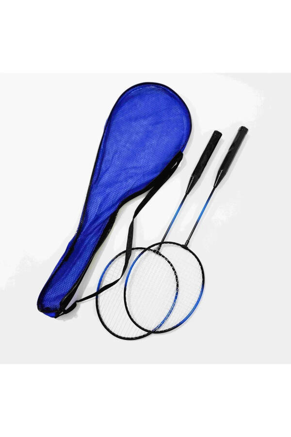 Bagged Badminton Set 2 Rackets 1 Ball Badminton Set Blue Color - 2