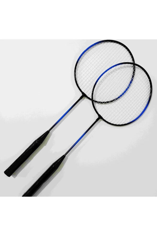 Bagged Badminton Set 2 Rackets 1 Ball Badminton Set Blue Color - 3