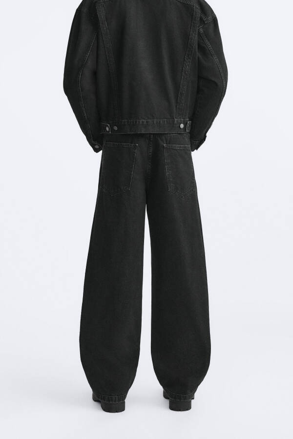 Baggy Fit Jeans - Black - 11