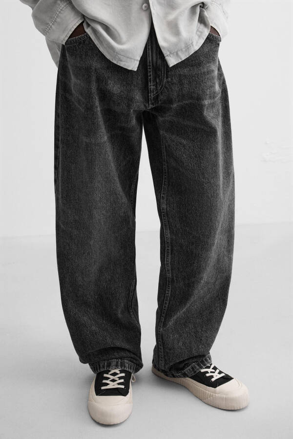 Baggy fit jeans - Charcoal grey - 5