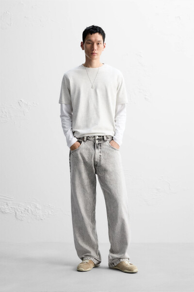 Baggy fit jeans - Grey - 10