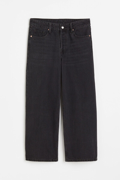 Baggy Wide Low Ankle Jeans - 5