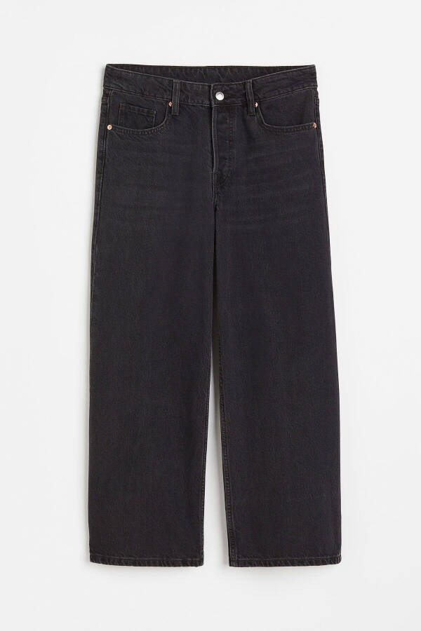 Baggy Wide Low Ankle Jeans - 5