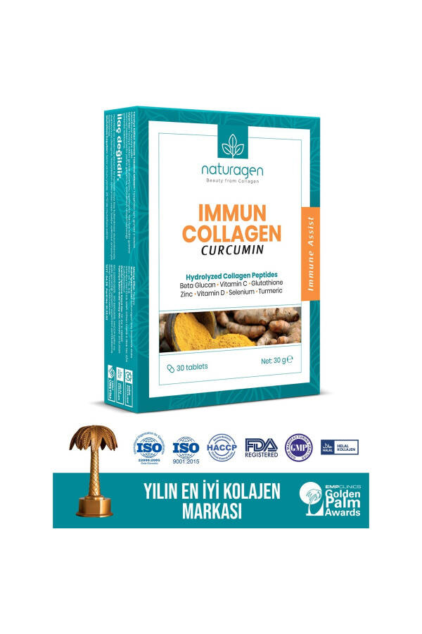 Bağışıklık Kolajen Kürkümin Glutatyon Multivitamin 30 Tablet - 7