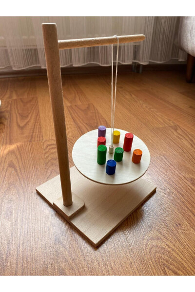 Balance Disc, Wooden Balance Game, Mathematical Hand-Eye Coordination Game - 8