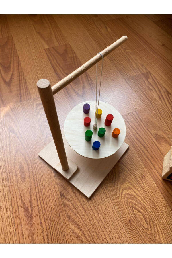 Balance Disc, Wooden Balance Game, Mathematical Hand-Eye Coordination Game - 6