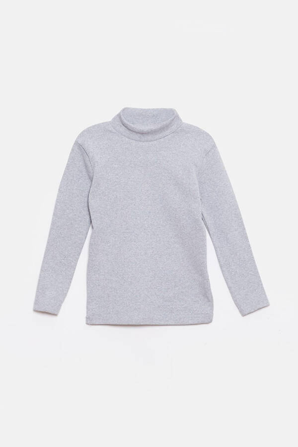 Balıkçı Yaka Body Kız Çocuk Sweatshirt - 1