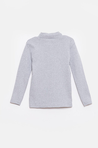 Balıkçı Yaka Body Kız Çocuk Sweatshirt - 2