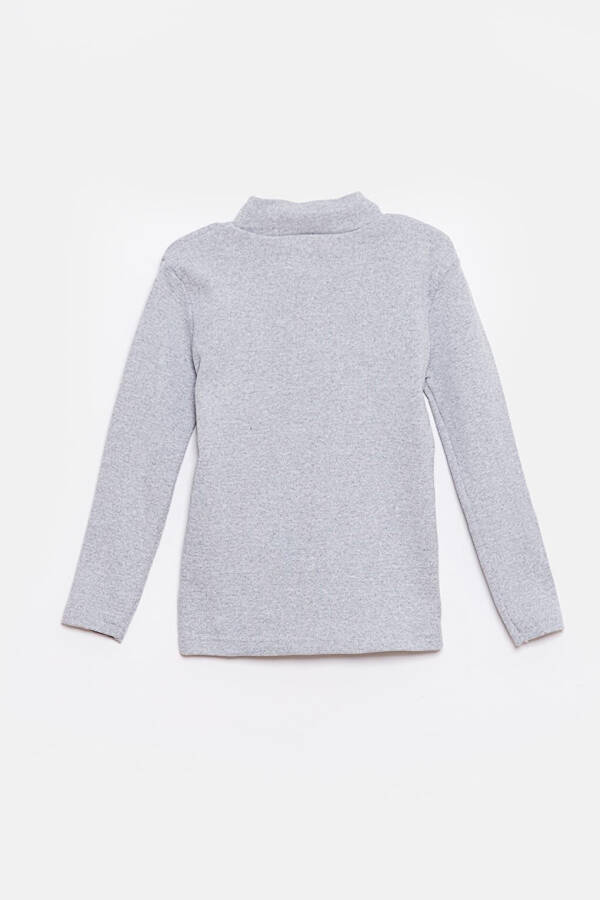 Balıkçı Yaka Body Kız Çocuk Sweatshirt - 2