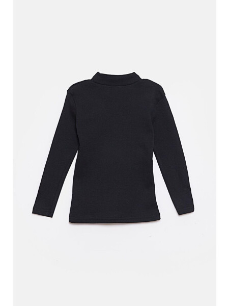 Balıkçı Yaka Body Kız Çocuk Sweatshirt - 2