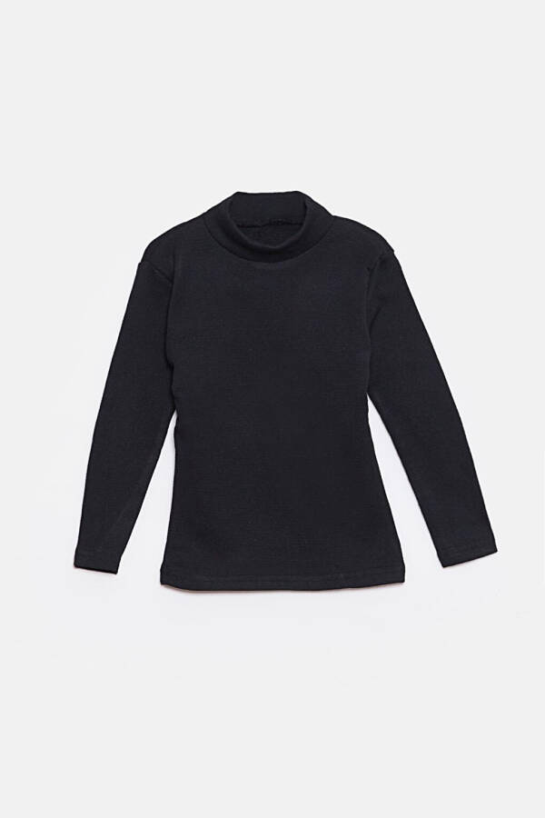 Balıkçı Yaka Body Kız Çocuk Sweatshirt - 1