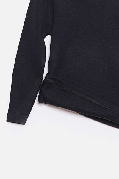 Balıkçı Yaka Body Kız Çocuk Sweatshirt - 3