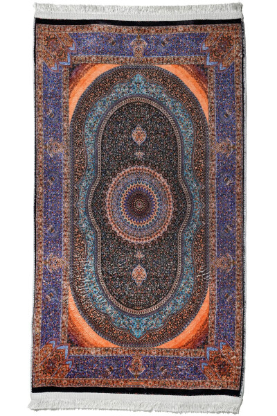 Bamboo prayer rug, cotton base, classic pattern, digital print - LBS410 - 2