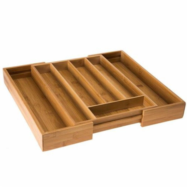 Bambu Ayarlanabilir Çekmece İçi Kaşıklık & Çekmece İçi Organizer (25*35*5 / 39*35*5) - 1