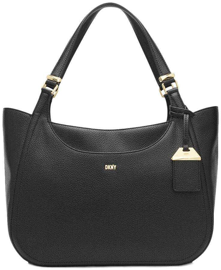 Barbara Medium Shopper Tote Bag Black/gold - 1