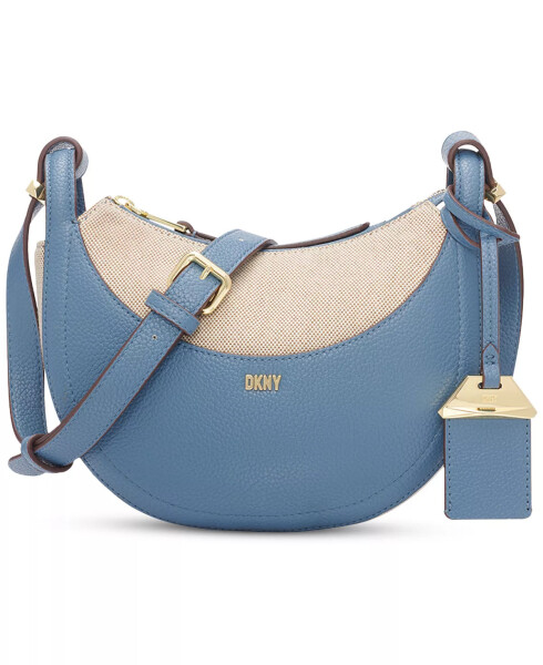 Barbara Small Crescent Crossbody Bag Coastal Blue - 1