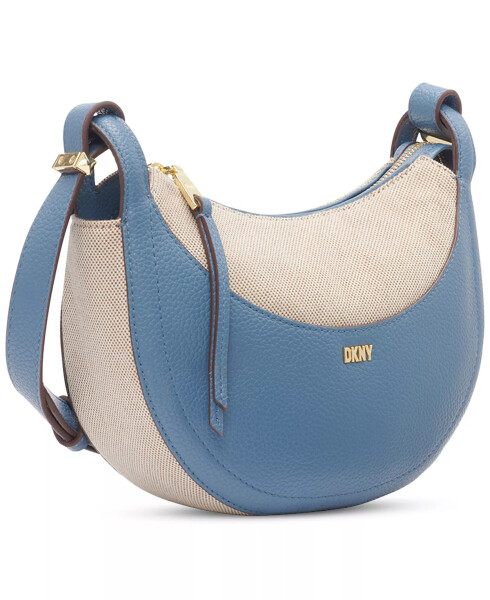 Barbara Small Crescent Crossbody Bag Coastal Blue - 2