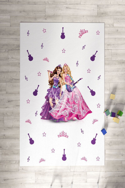 Barbie Princess Patterned Children and Baby Room Decorative Rug TLH-303 - 1