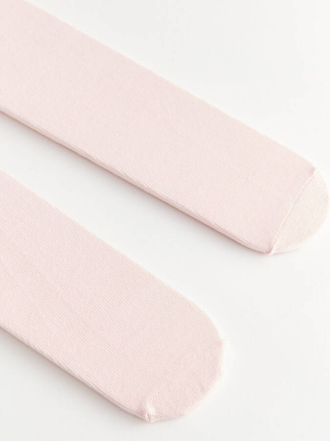 Basic Baby Girl Tights 2 Pack - 8