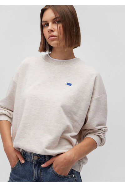 Basic Brown Crew Neck Sweatshirt 1S10087-85576 - 1