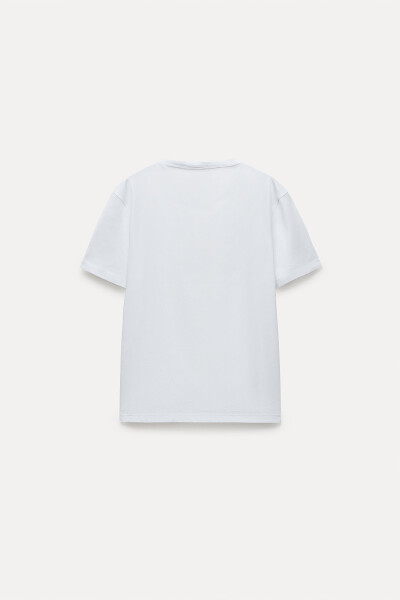 BASIC COTTON T-SHIRT - White - 20