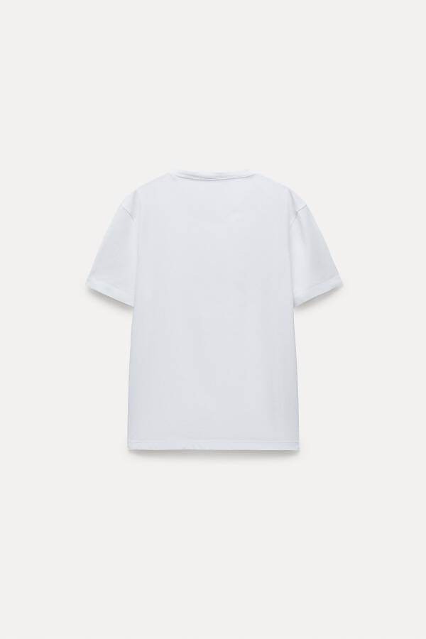 BASIC COTTON T-SHIRT - White - 20