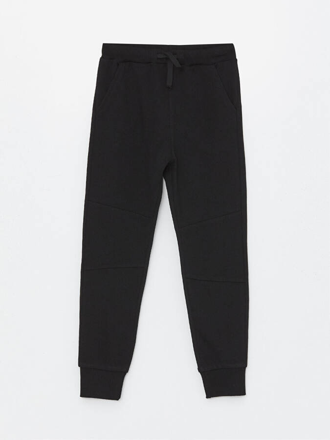 Basic Elastic Waistband Boys Jogger Sweatpants - 3