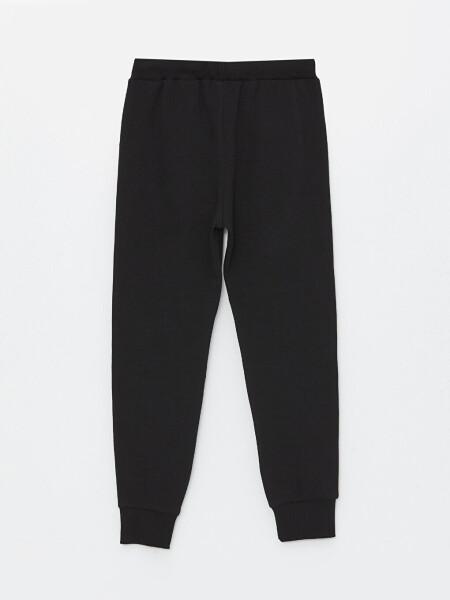 Basic Elastic Waistband Boys Jogger Sweatpants - 4