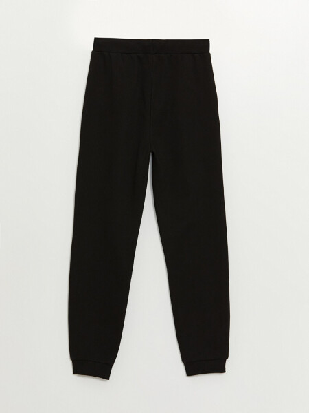 Basic Girls' Jogger Sweatpants with Elastic Waistband - 3