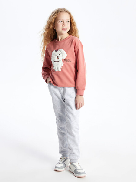 Basic Girls Jogger Sweatpants with Elastic Waistband - 11