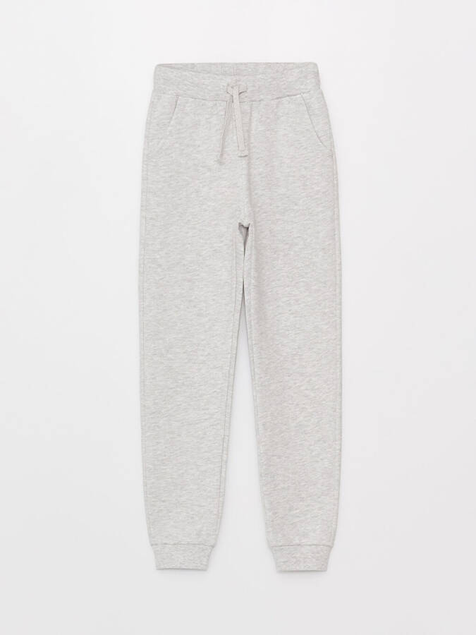 Basic Girls Jogger Sweatpants with Elastic Waistband - 3