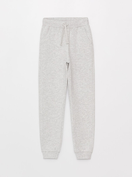 Basic Girls Jogger Sweatpants with Elastic Waistband - 1