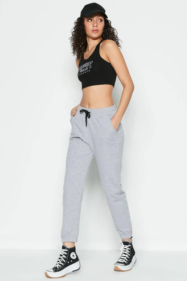 Basic Jogger Sweatpants 734 Grey - 2