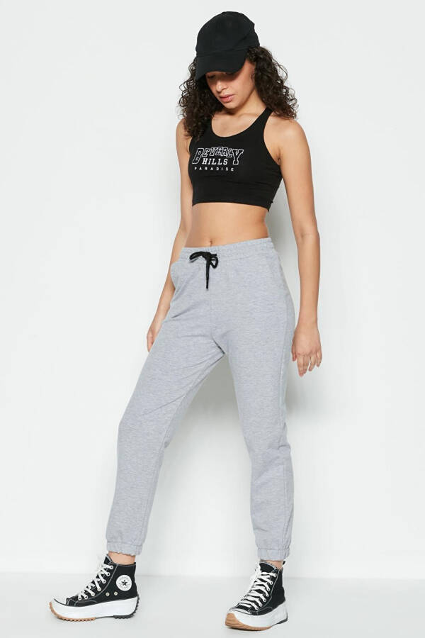 Basic Jogger Sweatpants 734 Grey - 3