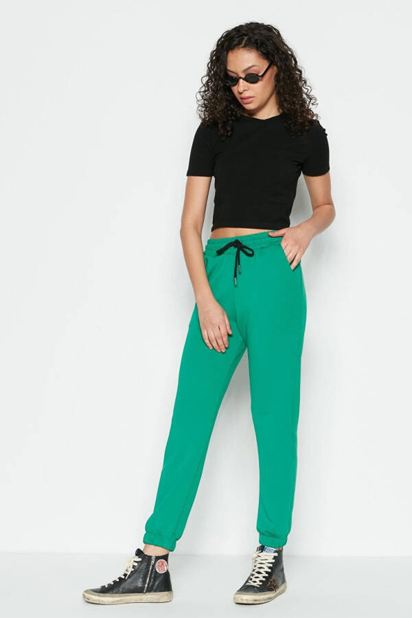 Basic Jogger Sweatpants 802 Green - 1