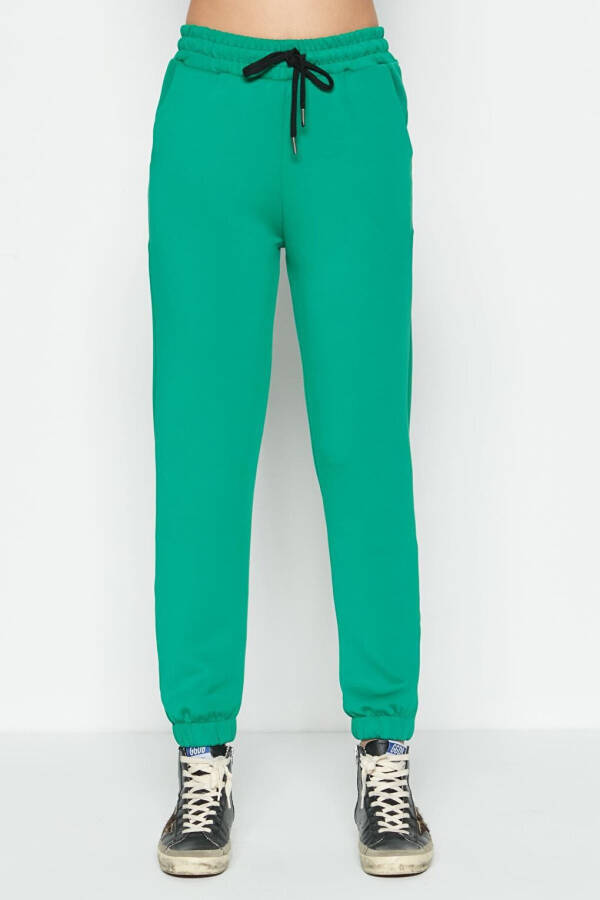 Basic Jogger Sweatpants 802 Green - 4