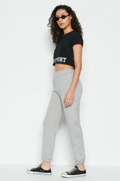 Basic Jogger Sweatpants 802 Grey - 3