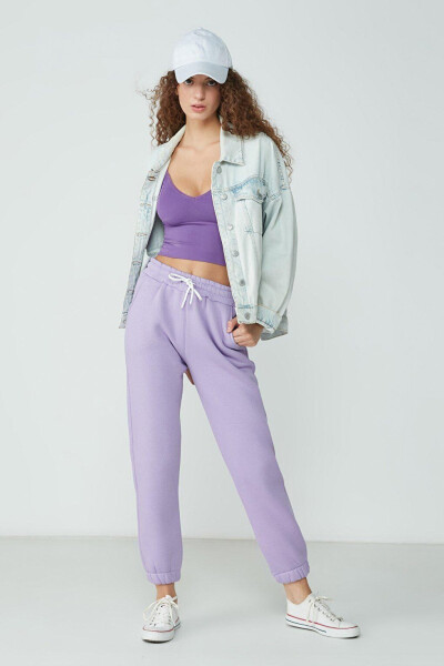 Basic Jogger Sweatpants 902 Lilac - 2