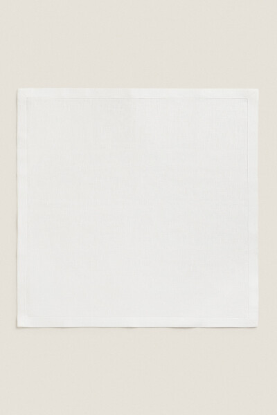 BASIC LINEN NAPKIN (2-PACK) Light Beige White - 8