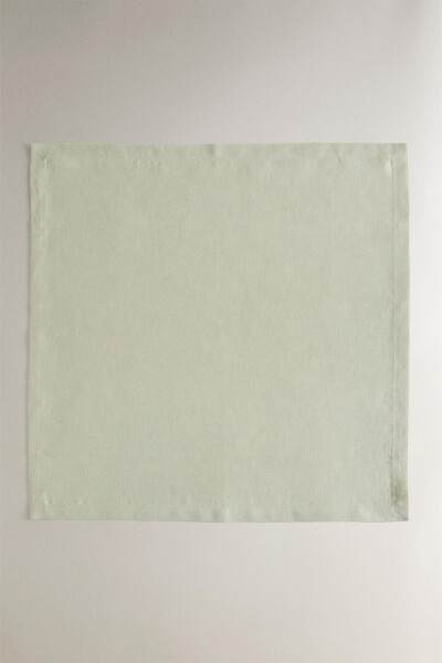 BASIC LINEN NAPKIN (SET OF 2) Light Beige White Blue Light Green - 8