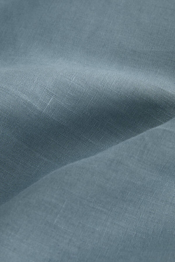 Basic linen tablecloth - Blue - 5