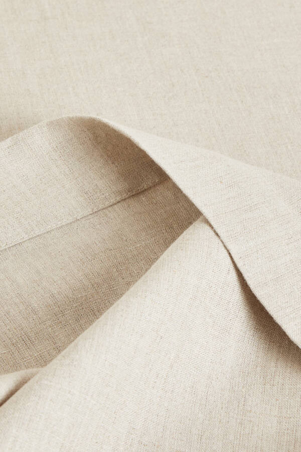 Basic linen tablecloth - Light beige - 11