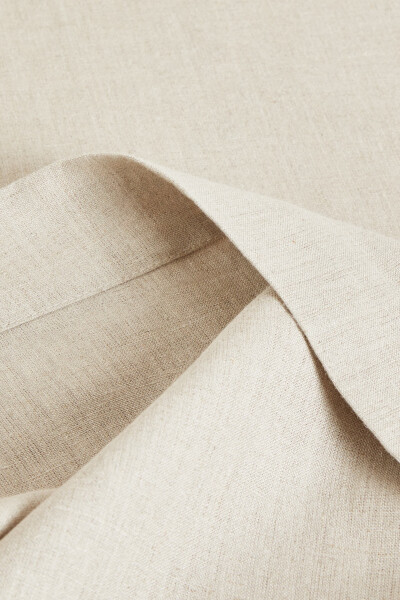 Basic linen tablecloth - Light beige - 5