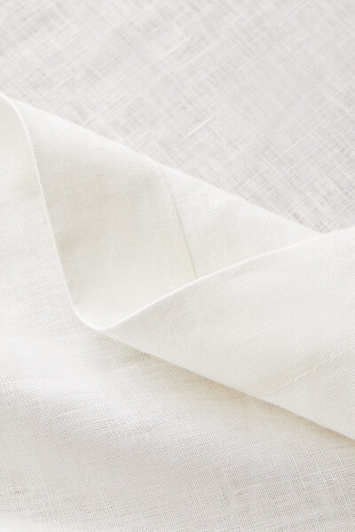 Basic linen tablecloth - White - 6