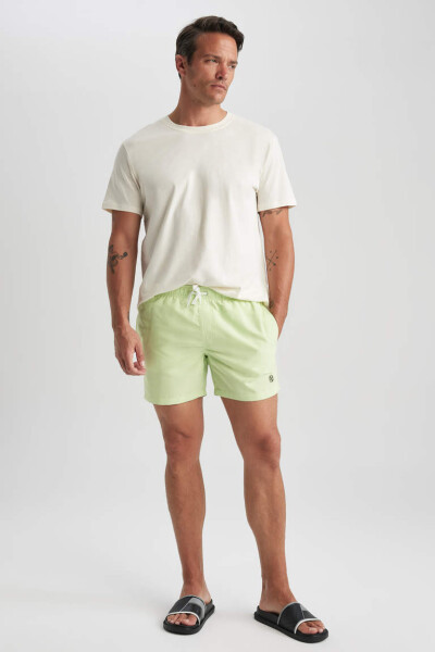 Basic Qisqa Shorti Dengiz Shorti Mint - 9