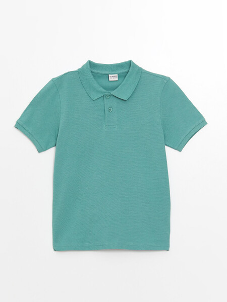 Basic Short Sleeve Polo Shirt for Boys - 1