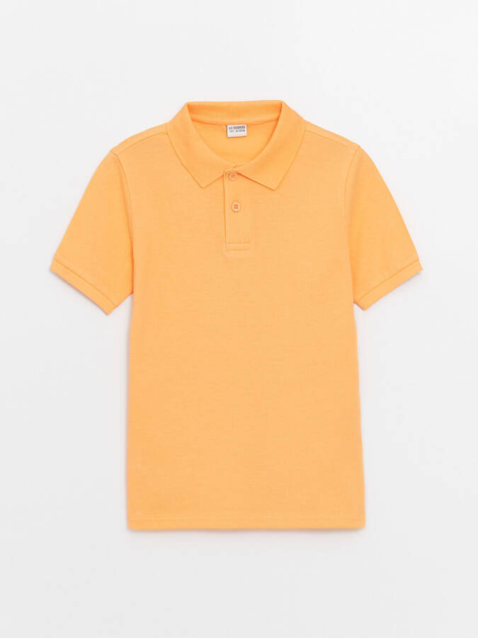 Basic Short Sleeve Polo Shirt for Boys - 1