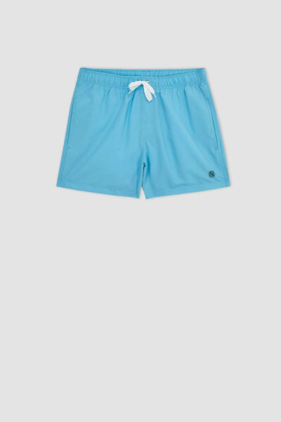 Basic Short Swim Shorts Navy Blue - 12