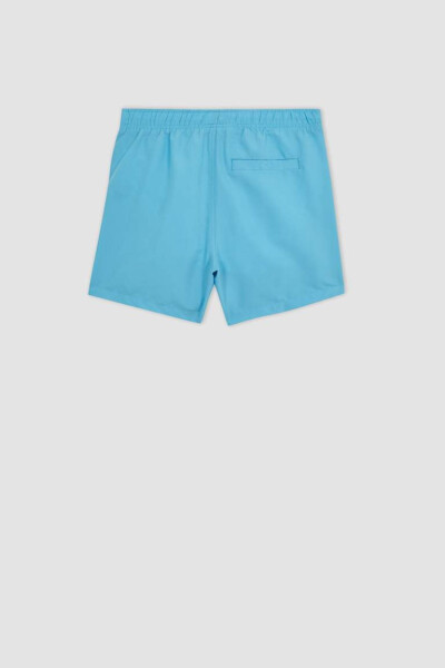 Basic Short Swim Shorts Navy Blue - 14